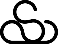 Curving Line Stencil Svg Design File, Free Vectors File